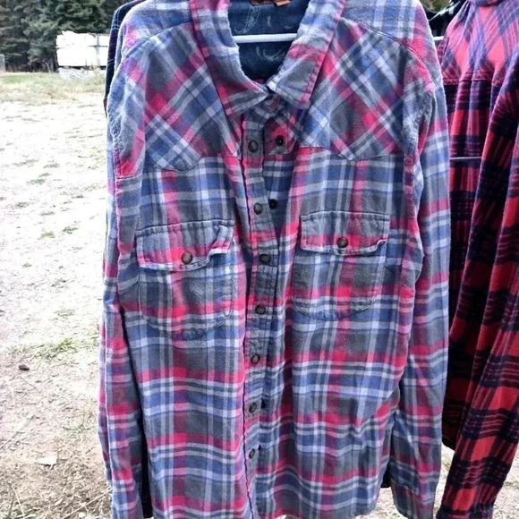 Very nice like new Jack's girlfriend flannel size medium - Picture 1 of 5